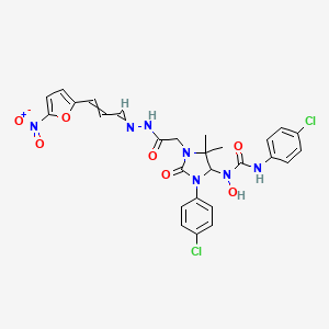 Chemical structure of Eeyarestatin I