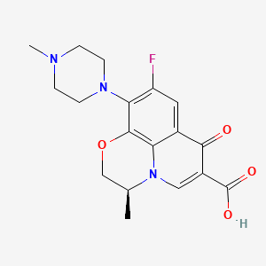 Chemical structure of Levofloxacin