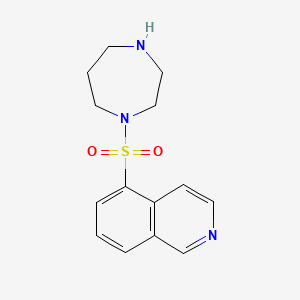 Chemical structure of Fasudil