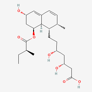 Chemical structure of Pravastatin