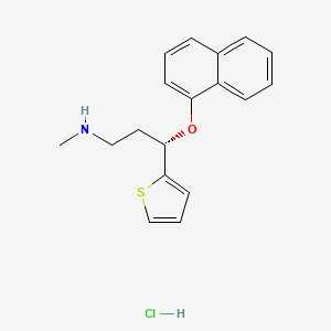 Chemical structure of Duloxetine HCl