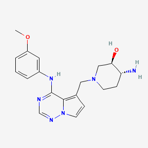 Chemical structure of BMS-690514
