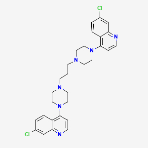 Chemical structure of Piperaquine