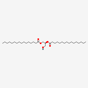 Chemical structure of 1,2-Dipalmitoyl-sn-glycerol