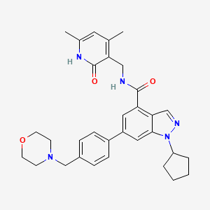 Chemical structure of EPZ005687