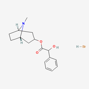 Chemical structure of Homatropine Bromide