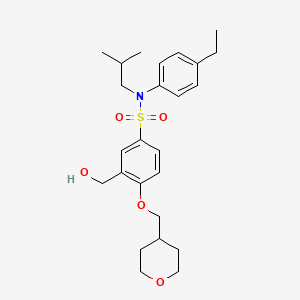 Chemical structure of GSK2981278