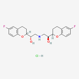 Chemical structure of Nebivolol hydrochloride