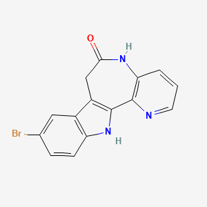 Chemical structure of Azakenpaullone