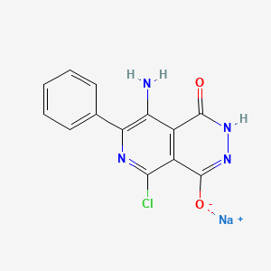 Chemical structure of L 012 sodium salt