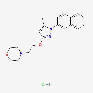 Chemical structure of S1RA hydrochloride