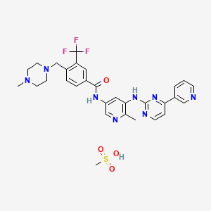 Chemical structure of Flumatinib mesylate
