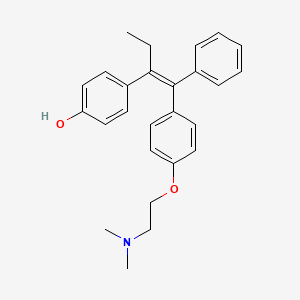 Chemical structure of 4'-Hydroxytamoxifen