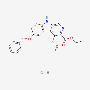 Chemical structure of ZK 93423 hydrochloride