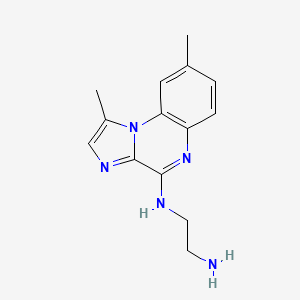 Chemical structure of BMS-345541(free base)