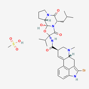 Chemical structure of Bromocriptine mesylate