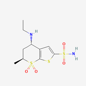 Chemical structure of Dorzolamide