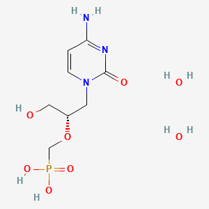 Chemical structure of Cidofovir dihydrate