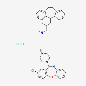 Chemical structure of Cy3·5 hydrazide (non-sulfonated)