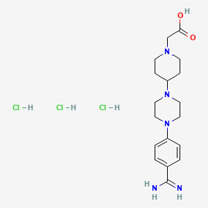 Chemical structure of GR 144053 trihydrochloride
