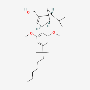 Chemical structure of HU 308