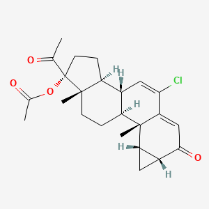 Chemical structure of Cyproterone Acetate