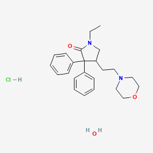 Chemical structure of Doxapram HCl