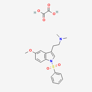 Chemical structure of MS 245 oxalate