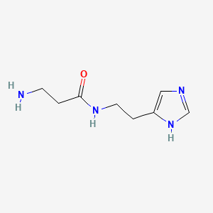 Chemical structure of Carcinine ditrifluoroacetate