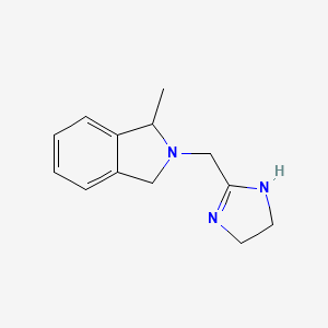 Chemical structure of BRL 44408 maleate
