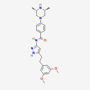 Chemical structure of AZD4547