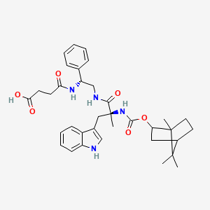 Chemical structure of PD 135158
