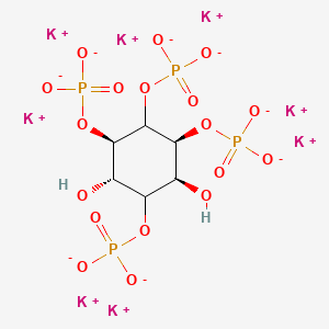 Chemical structure of D-myo-Inositol-1,3,4,5-tetrakisphosphate, octapotassium salt