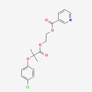 Chemical structure of Etofibrate