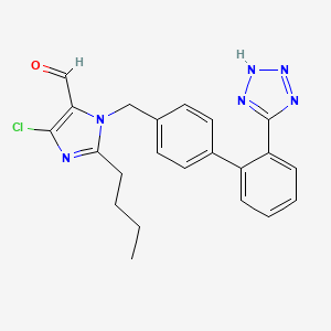 Chemical structure of Losartan Carboxaldehyde
