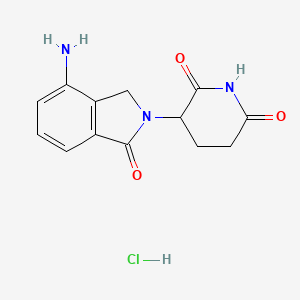 Chemical structure of Lenalidomide hydrochloride