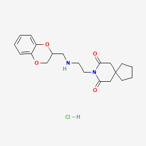 Chemical structure of MDL 73005EF hydrochloride