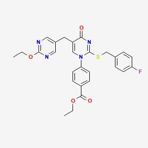 Chemical structure of GW-1100