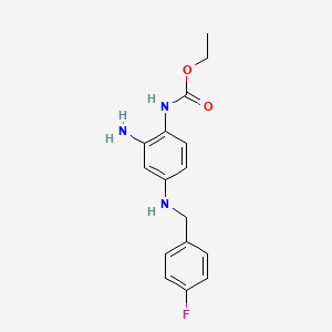 Chemical structure of Ezogabine