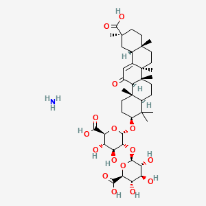 Chemical structure of Ammonium Glycyrrhizate