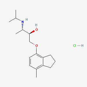 Chemical structure of ICI 118,551 hydrochloride
