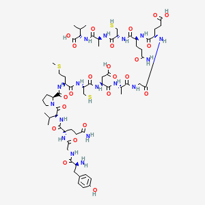 Chemical structure of CART (62-76) (rat, human)