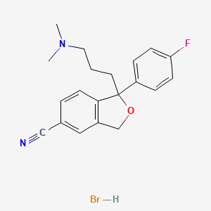 Chemical structure of Citalopram hydrobromide