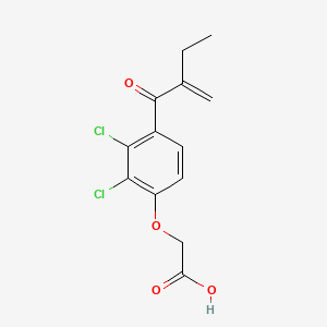 Chemical structure of Ethacrynic Acid