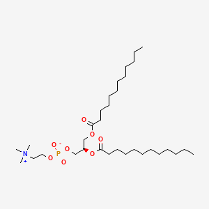 Chemical structure of DLPC
