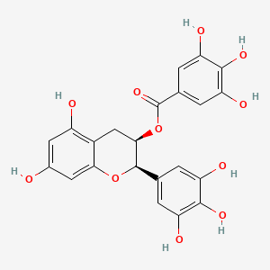 Chemical structure of Epigallocatechin Gallate