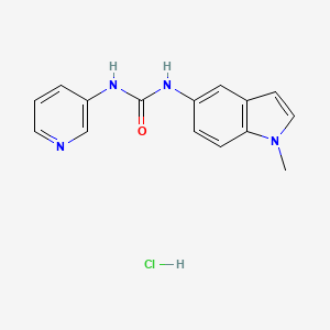Chemical structure of SB 200646 hydrochloride