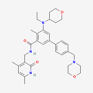 Chemical structure of EPZ-6438