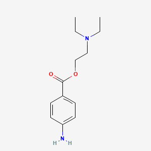 Chemical structure of Procaine
