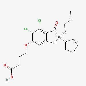 Chemical structure of DCPIB